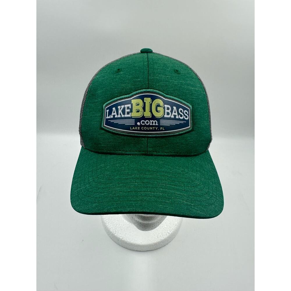 Lake Big Bass Florida Trucker Hat Cap - Adjustable Snapback - Mesh Back